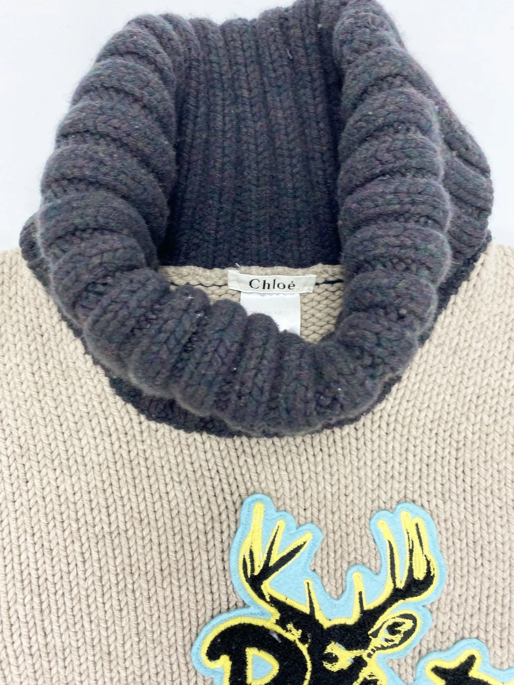 Chloe F/W 2001 Betty patch sweater — JAMES VELORIA